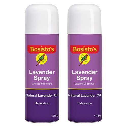 Bosisto's Lavender Spray 125g x 3 Bundle of 2