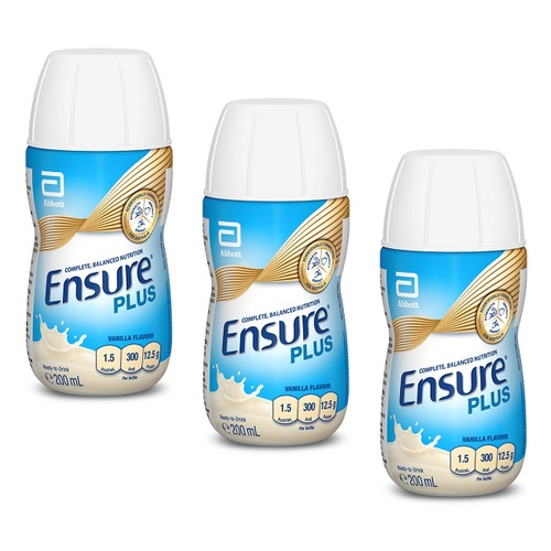 Ensure Plus Vanilla Nutrition Drink 200mL x 30 Bundle of 3