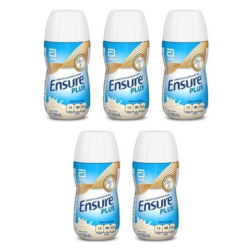 Ensure Plus Vanilla Nutrition Drink 200mL x 30 Bundle of 5