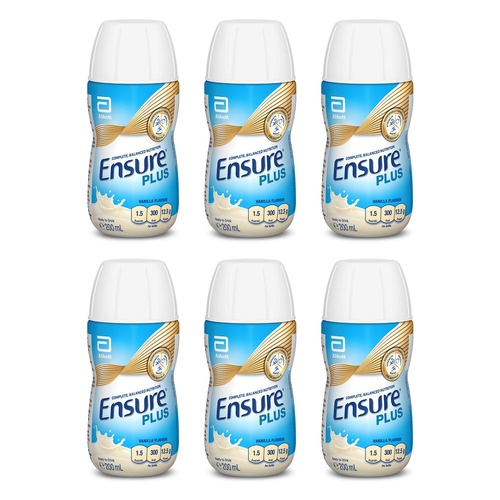 Ensure Plus Vanilla Nutrition Drink 200mL x 30 Bundle of 6