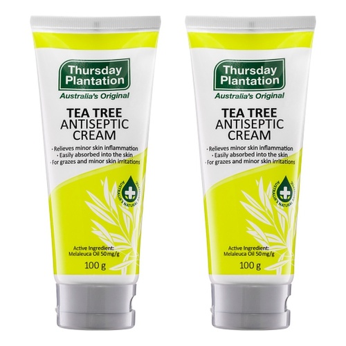 Thursday Plantation Tea Tree Antiseptic Cream 100g Pack of 2