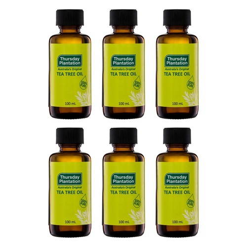 Thursday Plantation 100% Pure Tea Tree Oil 100mL Pack of 6