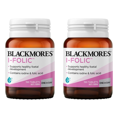 Blackmores I-Folic 150 Tablets Pack of 2