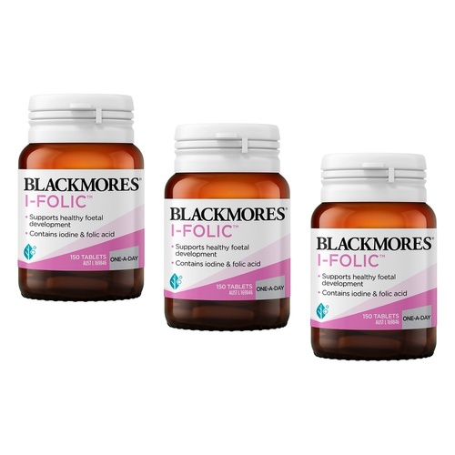 Blackmores I-Folic 150 Tablets Pack of 3