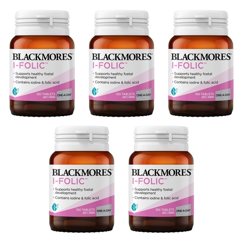 Blackmores I-Folic 150 Tablets Pack of 5
