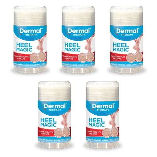 Dermal Therapy Heel Magic 70g Pack of 5