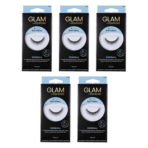 Glam by Manicare Kendall Lashes x 3 Bundle of 5