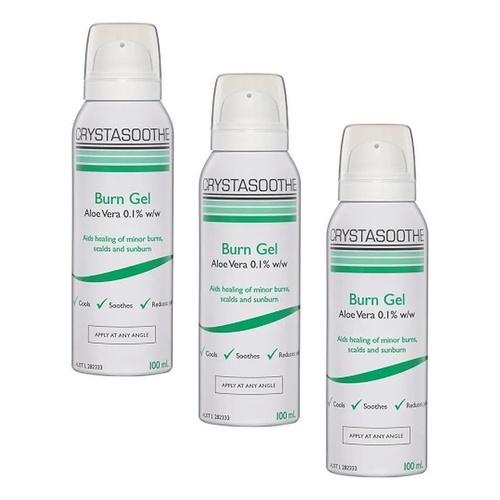 Crystasoothe Burn Gel 100mL Pack of 3