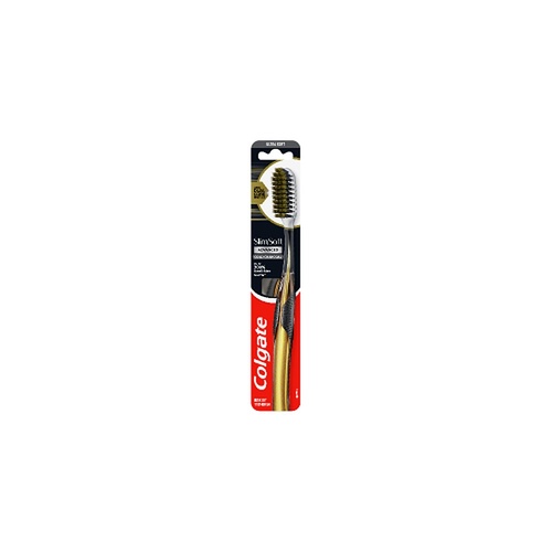 Colgate Slim Soft Advanced Charcoal Bristles Ultra Soft Toothbrush
