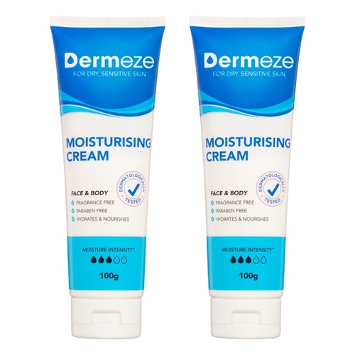 Dermeze Moisturising Cream 100g Pack of 2