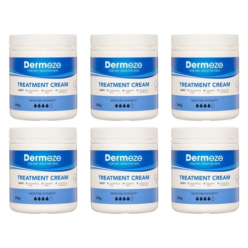 Dermeze Treatment Cream 500g Pack of 6