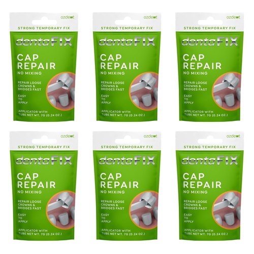 DENTAFIX Cap Repair 7g Pack of 6