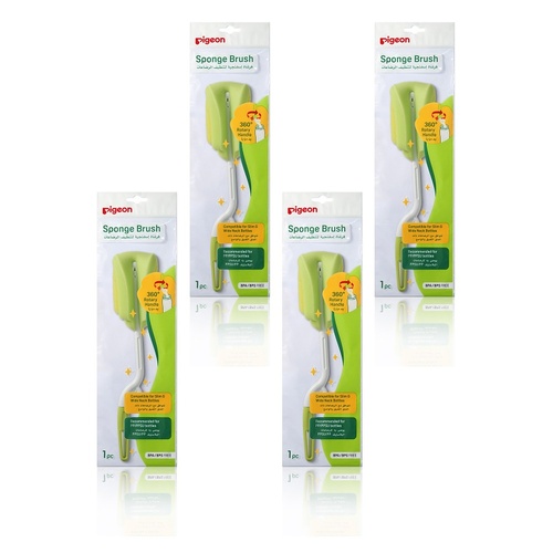 Pigeon Bottle Sponge Brush Pack of 4