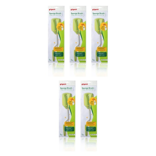 Pigeon Bottle Sponge Brush Pack of 5
