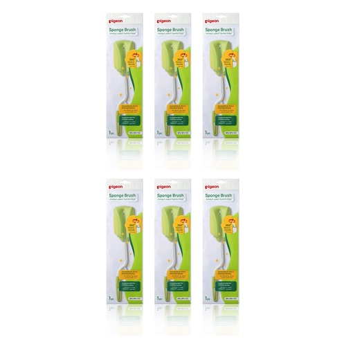 Pigeon Bottle Sponge Brush Pack of 6