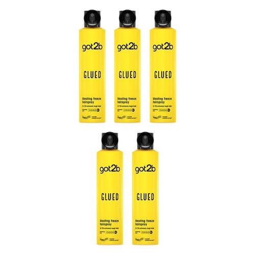 Got2B Glued Blasting Freeze Hairspray 300mL Pack of 5