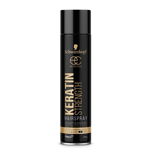Schwarzkopf Extra Care Keratin Strength Hairspray Maximum Hold 250g