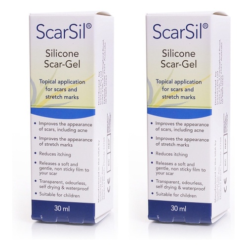 Scar Heal ScarSil Silicone Scar Gel 30mL Pack of 2