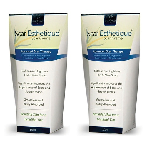 Scar Heal Scar Esthetique Scar Crème 60mL Pack of 2