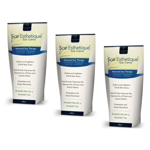 Scar Heal Scar Esthetique Scar Crème 60mL Pack of 3