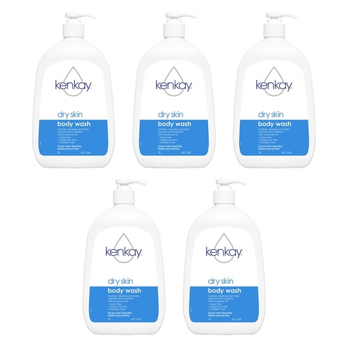 Kenkay Dermatological Body Wash 1 L Pack of 5