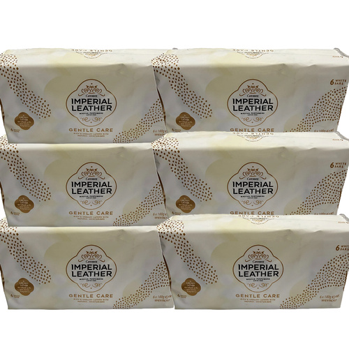 Cussons Imperial Leather Gentle Care Soap Bars 6 x 6 Pack 100g