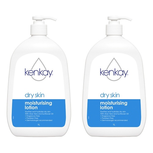 Kenkay Dermatological Moisturiser 1L Pack of 2