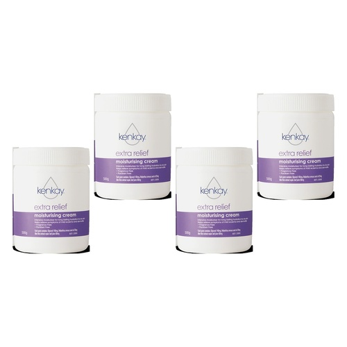 Kenkay Dermatological Extra Relief Cream 500g Pack of 4