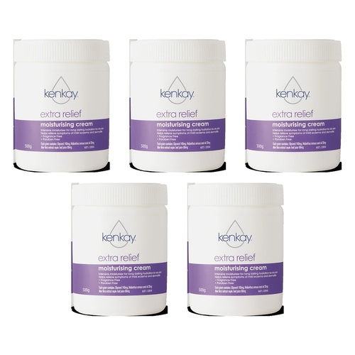 Kenkay Dermatological Extra Relief Cream 500g Pack of 5