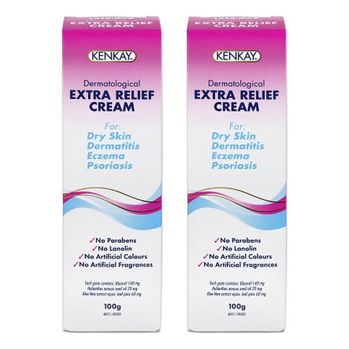 Kenkay Extra Relief Moisturising Cream 100g Pack of 2