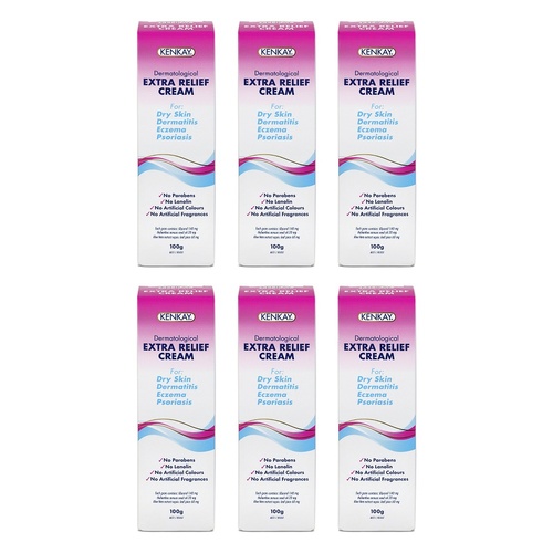 Kenkay Extra Relief Moisturising Cream 100g Pack of 6