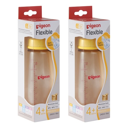 Pigeon Slim Neck PPSU Bottle 240mL Pack of 2