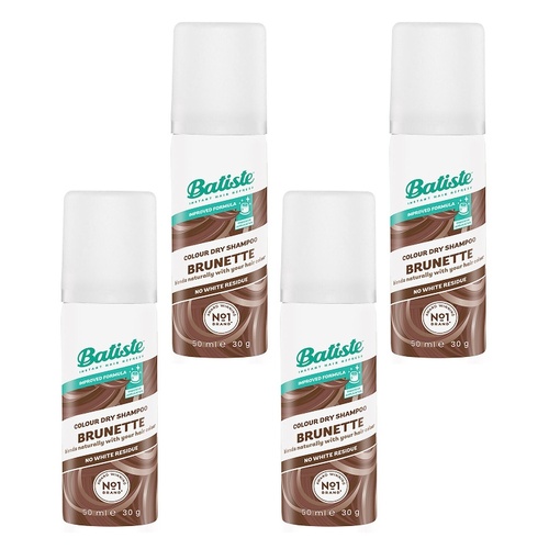 Batiste Brunette Dry Shampoo 50mL Pack of 4