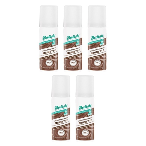 Batiste Brunette Dry Shampoo 50mL Pack of 5