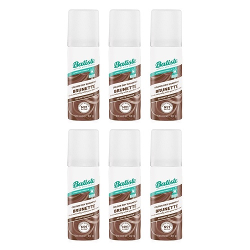 Batiste Brunette Dry Shampoo 50mL Pack of 6