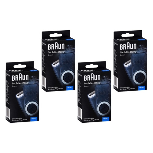 Braun Mobile Shaver M30 Pack of 4
