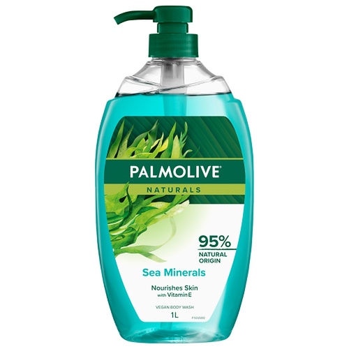 Palmolive Naturals Body Wash Sea Minerals Shower Gel 1L x 3