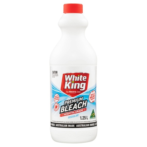 White King Premium Bleach Regular 1.25L x 6