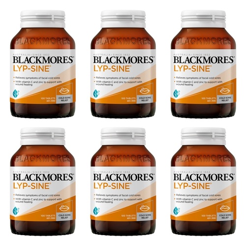 Blackmores Lyp-Sine 100 Tablets Pack of 6