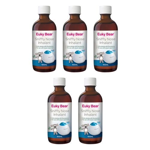 Euky Bear Inhalant 100mL Pack of 5