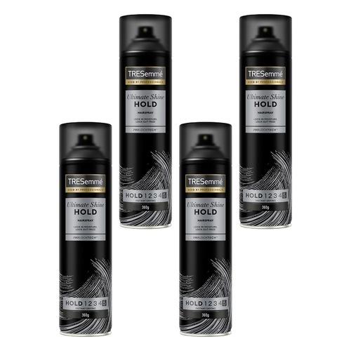 TRESemmé Ultimate Hold Platinum Shine Lacquer 360g Pack of 4