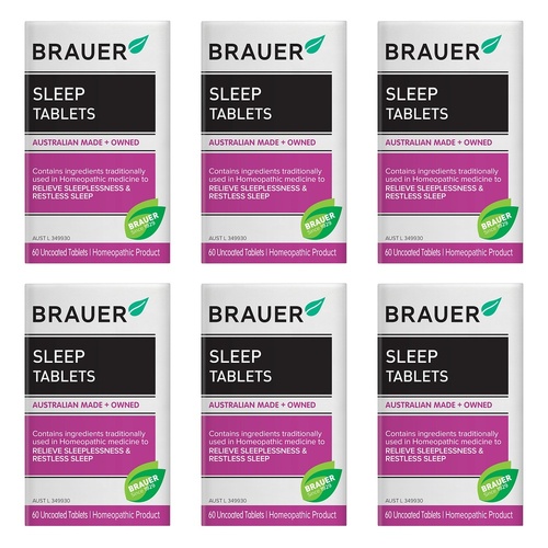 Brauer Sleep 60 Tablets Pack of 6