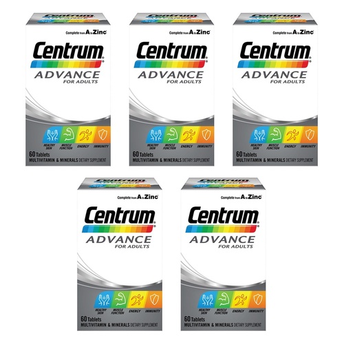 Centrum Advance 60 Tablets Pack of 5
