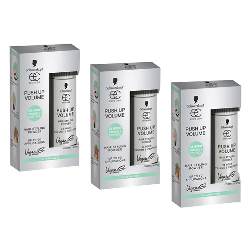 Schwarzkopf Extra Care Push Up Volume Powder 10g Pack of 3