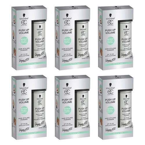 Schwarzkopf Extra Care Push Up Volume Powder 10g Pack of 6