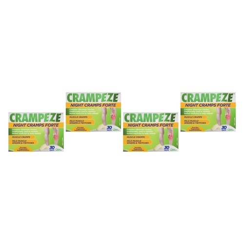 Crampeze Night Cramps Forte 30 Tablets Pack of 4