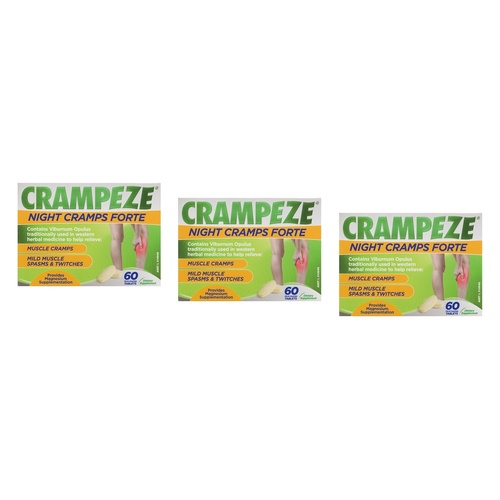 Crampeze Night Cramps Forte 60 Tablets Pack of 3