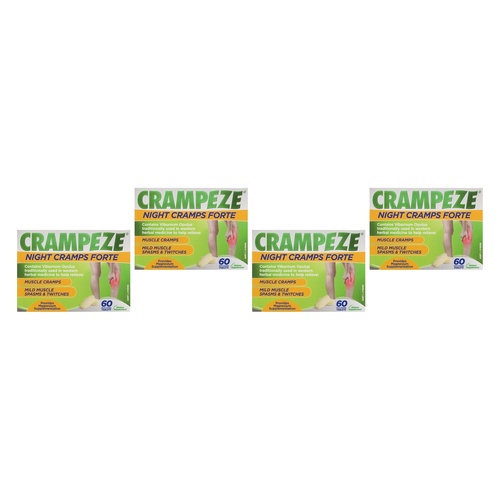 Crampeze Night Cramps Forte 60 Tablets Pack of 4