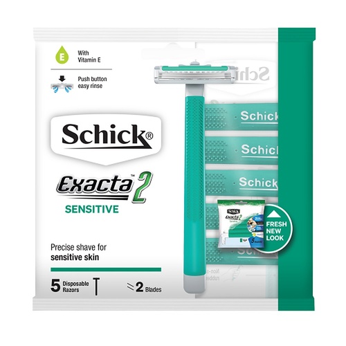 Schick Exacta2 Sensitive Disposable Razors 5 Pack
