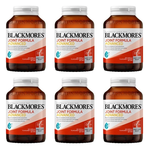 Blackmores Joint Formula Advanced 120 Tablets Pack of 6